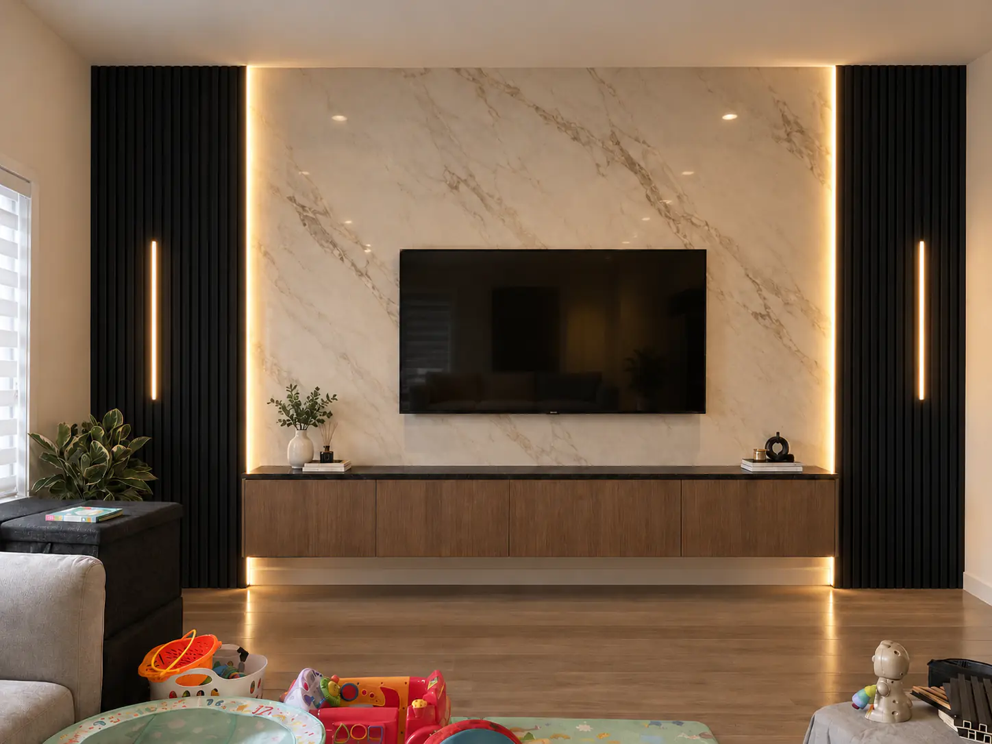 Media Walls in Winnipeg by Takura Homes